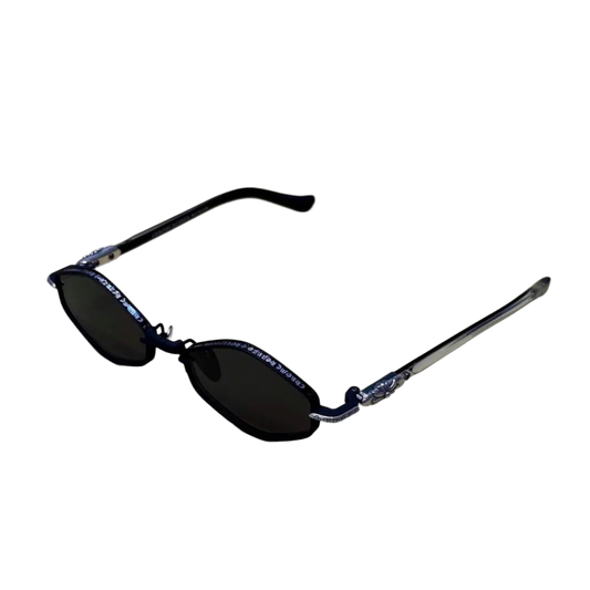 CHROME HEARTS 'NIP SLIP' BLACK SUNGLASSES