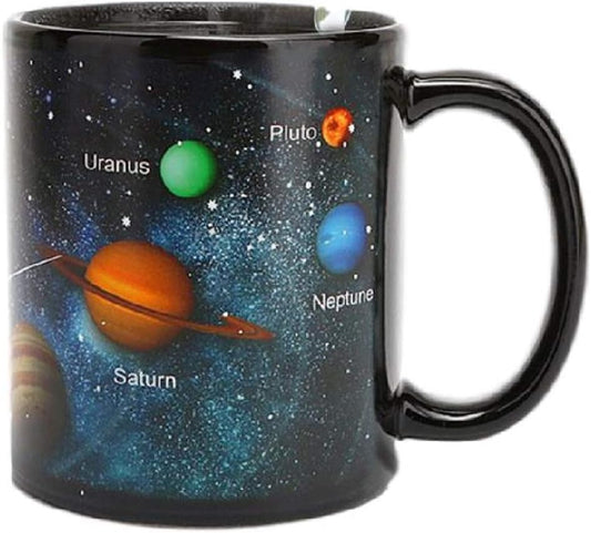 morningplace Planet Mug Color Changing Nice Design Solar System Present (Type A)