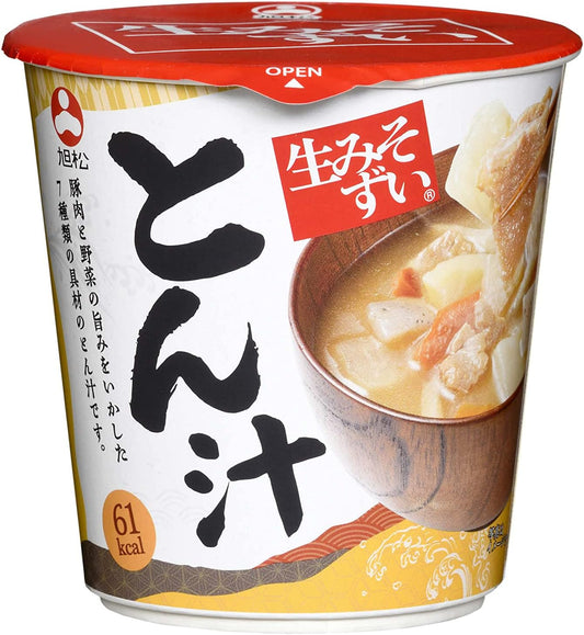 Asaimatsu Foods Raw Miso ito Soup, 2.6 oz (73.5 g) x 6 Packs