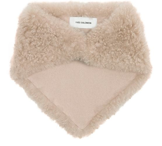 YVES SALOMON Sheepskin bandanna - Image 1