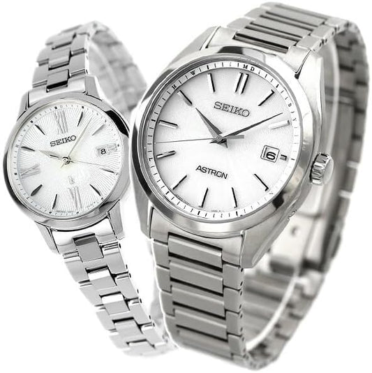 Seiko SBXY029 SSVW205 Astron Wristwatch, Pair of Watches, Couples, Commemorative, Men's and Women's, Pair Box Without Wrapping, Bracelet Type