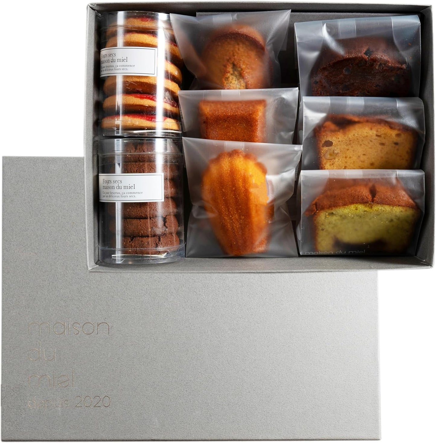 Maison du Miel Sweets Baked Goods Set, Confectionery Gift, Cookie Assortment, Premium (8 pieces)