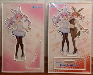 モーリーオンライン限定 ホロライブ 湊あくあ 宝鐘マリン アクリルスタンド 2種セット アクリルフィギュア