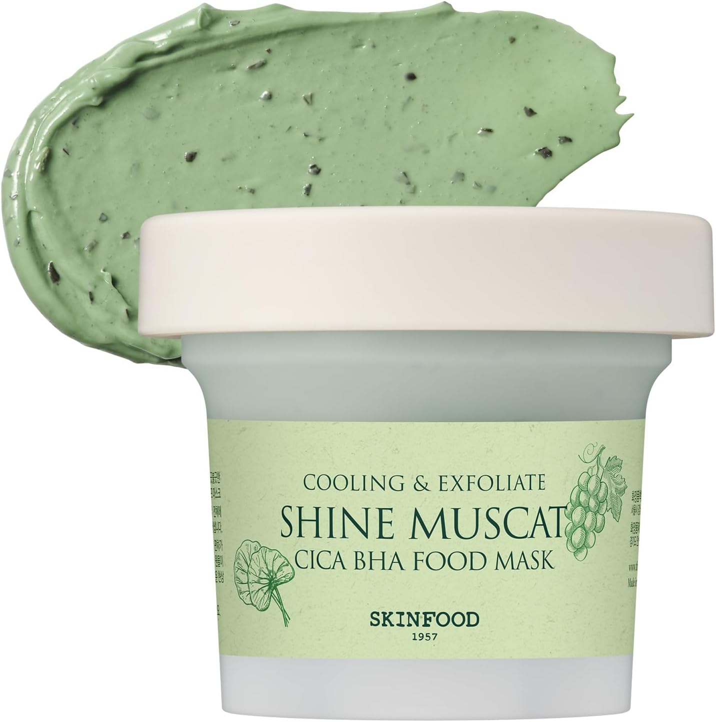 [SKIN FOOD since 1957] SKINFOOD Shine Muscat Deer BHA Food Mask, Rinse Pack