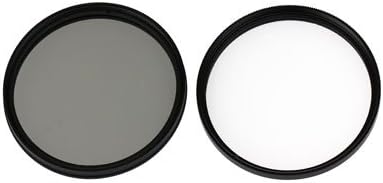 [UV Lens Filter 2.2 inches (55 mm) + CPL Lens Filter 2.2 inches (55 mm) + CPL Lens Filter 2.2 inches (55 mm) Compatible Multi-Coated UV Lens Protection Filter for Canon EOS Kiss M EF-M18-150 IS STM
