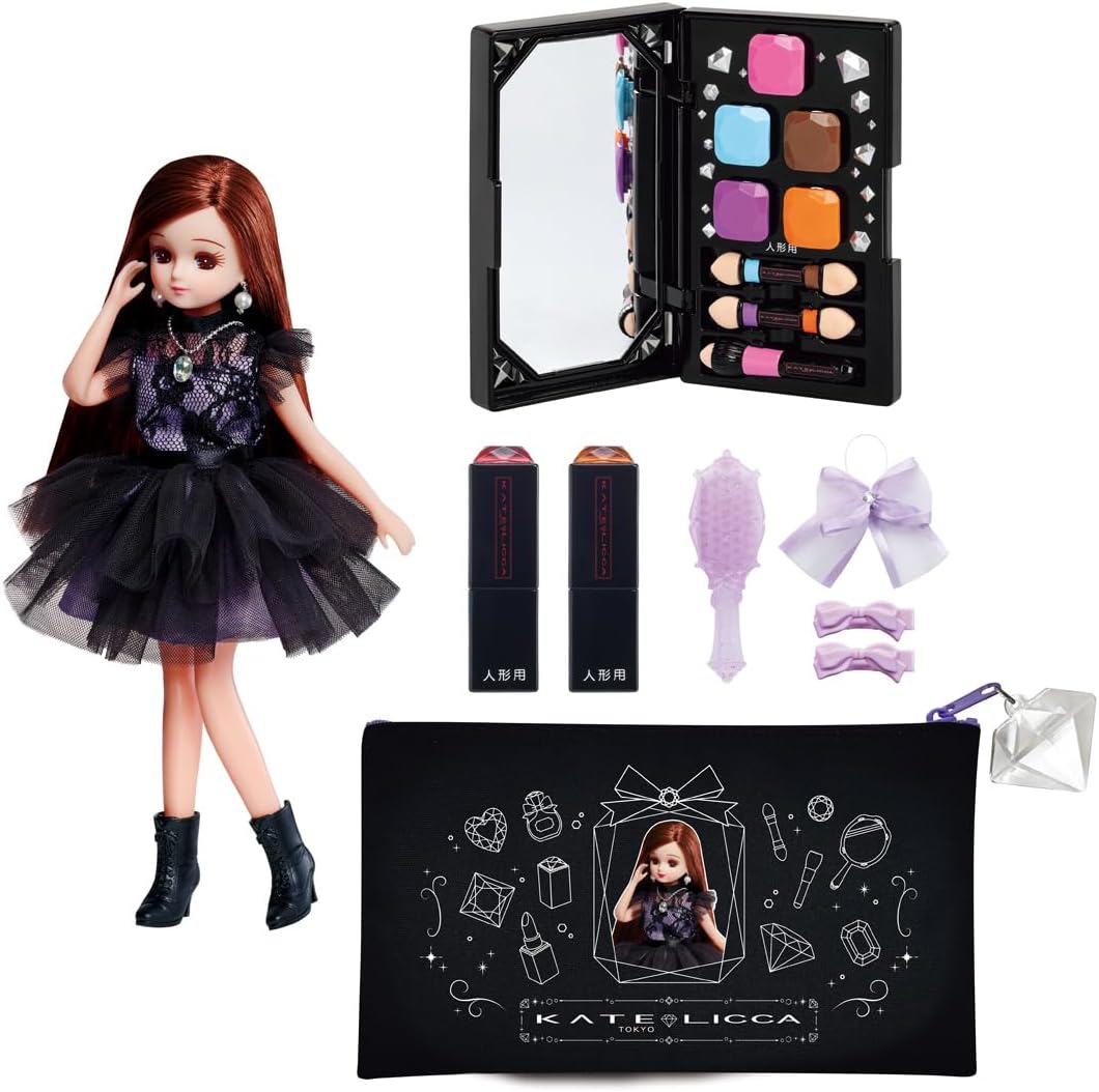 Takara Tomy Licca-chan Doll KATE LICCA -Make My Color- DX Dress-up Pretend Play Toy for Ages 5 and Up