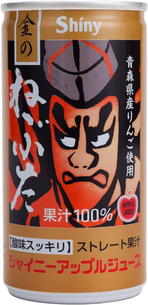 Shiny Gold Nebuta Ringo Juice 195g x 30 Bottles
