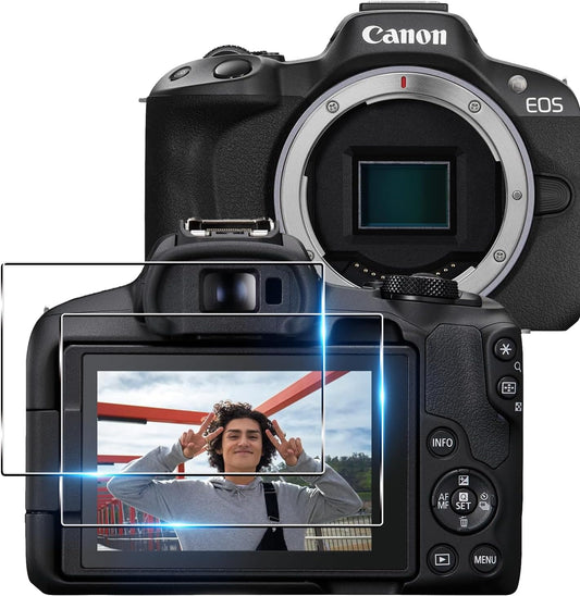 Compatible with Canon EOS R50 LCD Protective Film 2 Piece (Set of 2) [Made by Nippon Asahi Glass] Compatible with Canon EOS R8 / R50 / Kiss X10i / M200 / PowerShot G7 X Mark III Special Film