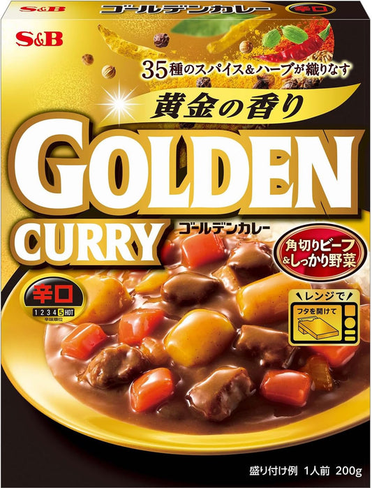 Golden Curry Sb Foods Retort Spicy 7.1 oz (200 g) x 5 Packs