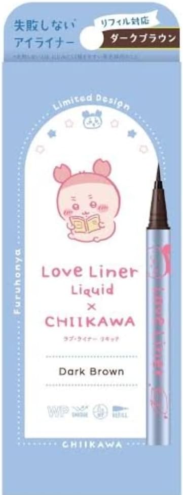 [Limited] Love Liner Liquid Eyeliner R4 Chiikawa (Dark Brown)