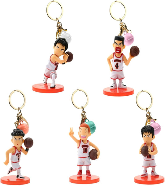 [Mprocen] 5 Pcs Keychain Pendant Fashion Charm Decoration Keychain