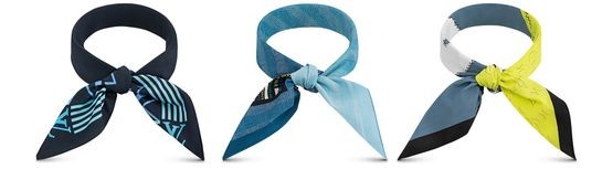 LOUIS VUITTON Set Of 3 Bandanas - Image 1