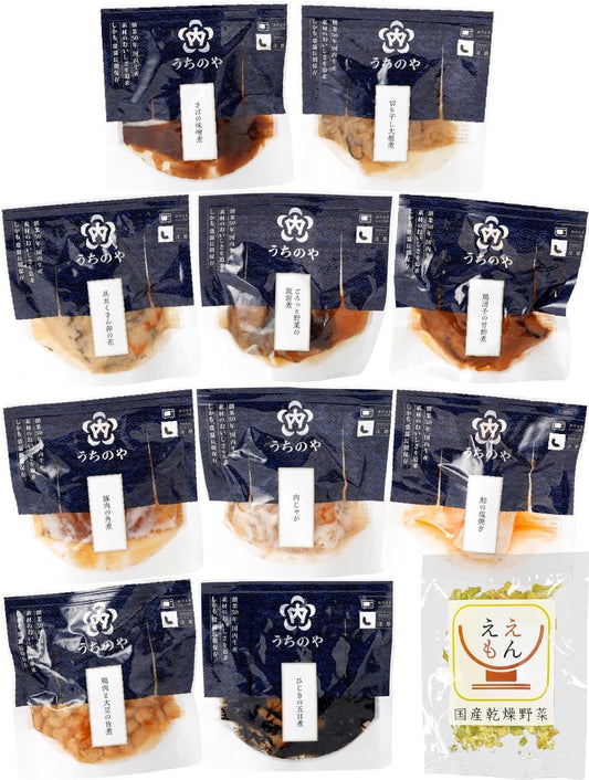 Retort Side Dishes, Japanese Style, Side Dishes, Meat, Fish, Vegetables, Infielder, 12 Types, 12 Types, Assorted, Set, Retort Food, Storage at Room Temperature, Hot Boiling, Range, Dried Japanese