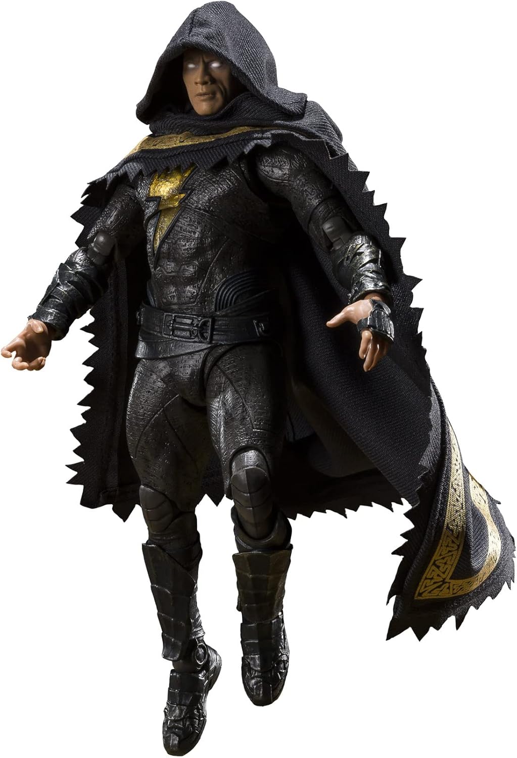 S.H. Figuarts BAS64170 Black Adam, Approx. 6.5 inches (165 mm), PVC, ABS & Fabric, Pre-Painted Action Figure
