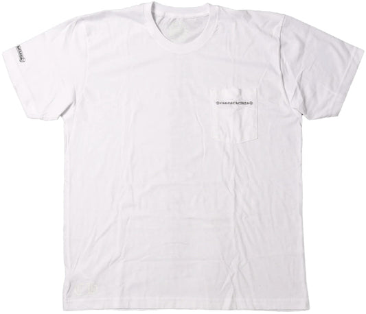 CHROME HEARTS 'CROSS SPINE' WHITE TEE