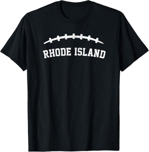 Camiseta vintage Rhode Island, Negro -