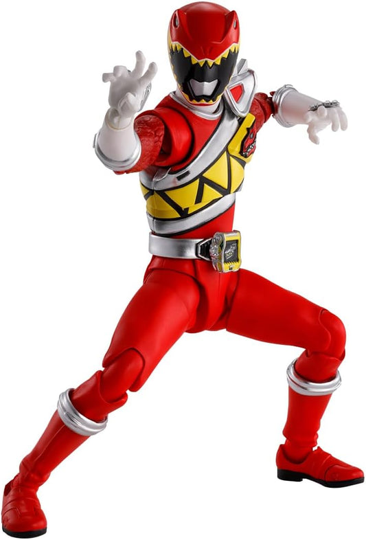 S.H. Figuarts (True Bone Carving Process) Juden Sentai Kyoryuger Kyoryu Red, Approx. 5.7 inches (145 mm), ABS & PVC Pre-painted Action Figure