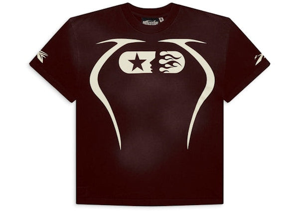HELLSTAR 'WARM UP TEE' BROWN