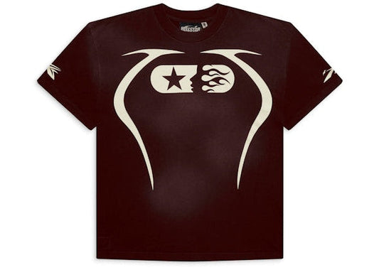 HELLSTAR 'WARM UP TEE' BROWN