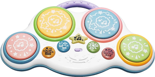 Toyroyal Clap Baby Drum (Educational Toy / Develops Sensitivity) Long-lasting Baby and Child Toy (Drum / Sound-making Toy) Portable Music Melody Function