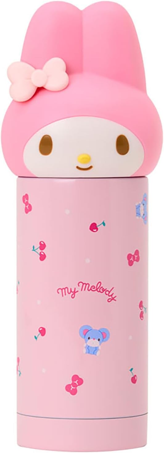 Sanrio 617474 My Melody Face Shaped Stainless Steel Mug Bottle