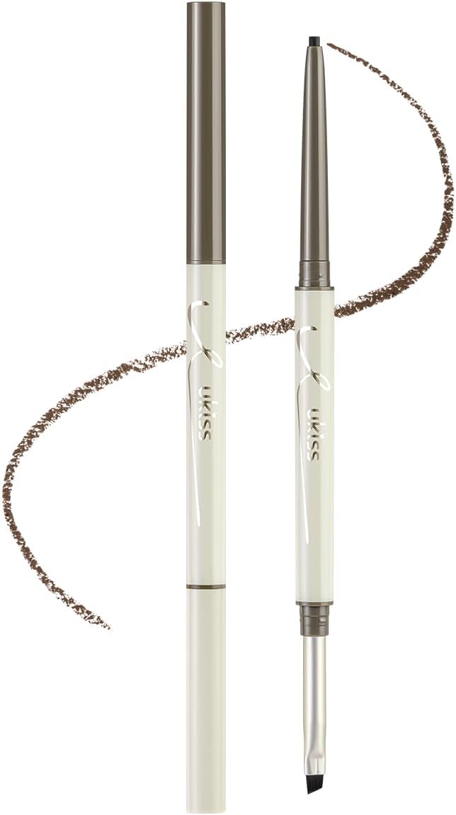 ukiss Eyeliner Pencil, Retractable Lead, Waterproof, Extra Fine Point, Solid Coloring (02, Brown)