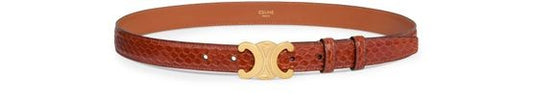 CELINE Medium Triomphe belt in python - Image 1
