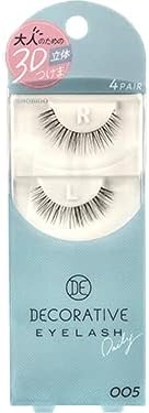 Decorative Eyelashes 4 Pairs False Eyelashes 005 SE43544