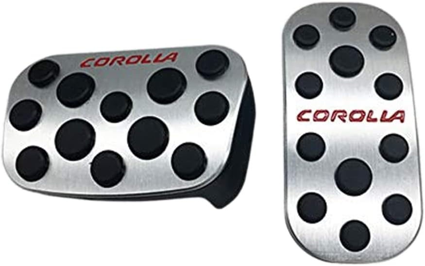 Boyou (Newest Model) Toyota Corolla Cross / New Corolla Touring / Sport / Sedan 210 Series High Quality Aluminum Pedal No Tools Required Sport Touring Dedicated Design Brake Axle Cover Anti-Scratch