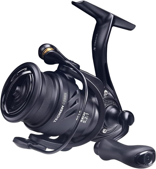 KINGDOM Ultra Lightweight Spinning Reel, All Carbon Aircraft, Left and Right Interchange, Freshwater Fishing, Saltwater Fishing, Gear 5.2:1/6.2:1, 20lb, 10+1BB, 2000, 2500, 3000, Distant Casting,
