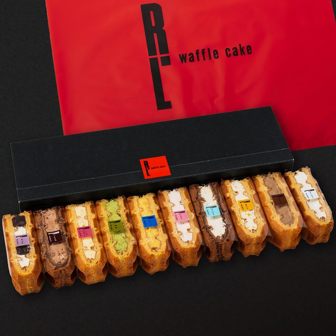 R.L Waffle Cake, Sweets, Gift, Present, Handbag Included, Classic, 10 Pieces, Frozen