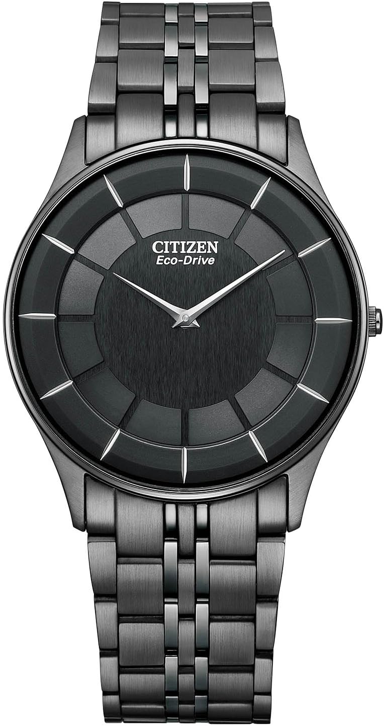Citizen Collection Eco-Drive AR30 Series Wristwatch, all black, Bracelet Type