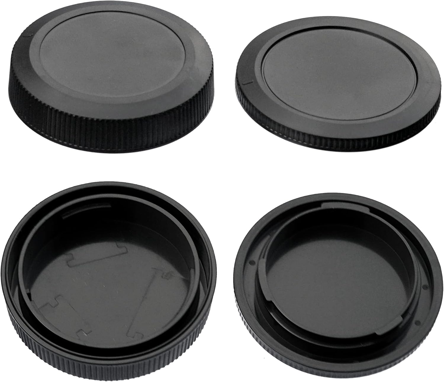 EOS R Camera Body Sensor Protective Cover Rear Lens Cap R-F-5 Body Cap RF Rear Lens Cap Replacement for Canon EOS RF Mount Mirrorless Camera EOS R EOS RP R3 R5 R6 Lens Pack of 2