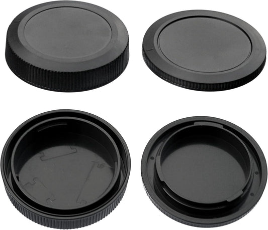 EOS R Camera Body Sensor Protective Cover Rear Lens Cap R-F-5 Body Cap RF Rear Lens Cap Replacement for Canon EOS RF Mount Mirrorless Camera EOS R EOS RP R3 R5 R6 Lens Pack of 2
