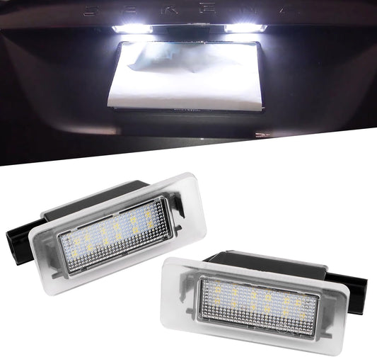 Nissan Serena C27 X-Trail T33 T32 LED License Plate Light, SERENA X-TRAIL Nissan License Lamp, Compatible with Multiple Vehicles, High Brightness, Easy Installation, T10 License Plate Light
