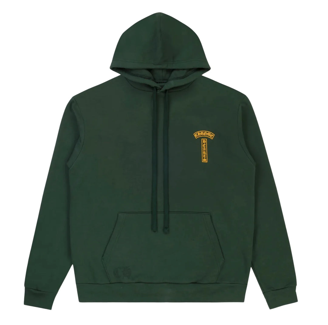 CHROME HEARTS 'T BAR' GREEN HOODIE
