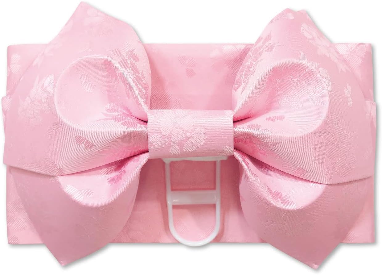 Nishiki Sash, Bow-shaped, One-Touch Yukata Belt, Wired, Women's, Girls, Kids, Adults, Children, Girls