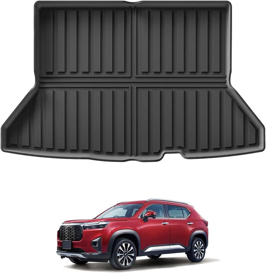 LUCKEASY Sculpted Luggage Mat for Specific Vehicles, Trunk Mat, Sculpted Luggage Tray, TPE Material, Easy Install, Factory Replacement, Waterproof, Wear & Dirt-Resistant, Protects Interior, Black