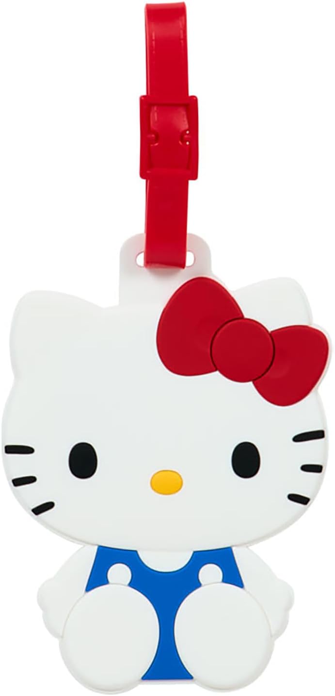 Sanrio 679569 Hello Kitty Luggage Tag with PVC, PET, Paper Name Card