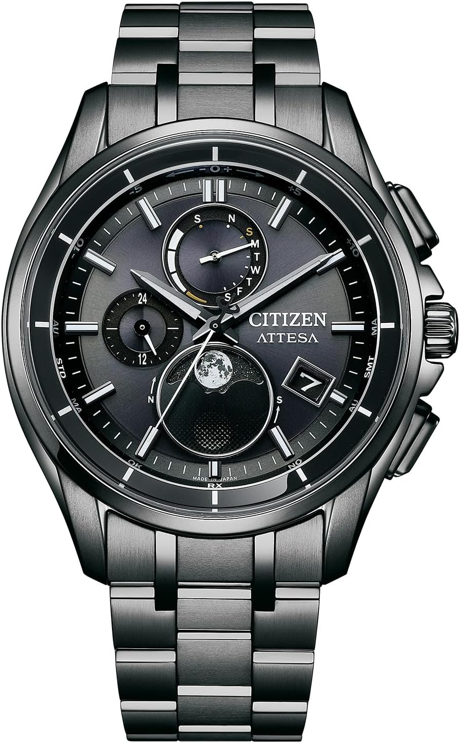 Citizen Watch with ATTESA Luna Program, 2. All Black, 1 piece, Business