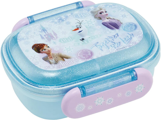 Skater Bento Box for Children, 270ml, Fluffy Dome Lid, Lunch Box, 1-Tier, Dishwasher Safe, Made in Japan, Disney, Frozen, 26, for Girls, QAF1-A