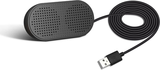 HM5002 Speaker, Small Loudness, USB Connection, Space Saving Design, Black