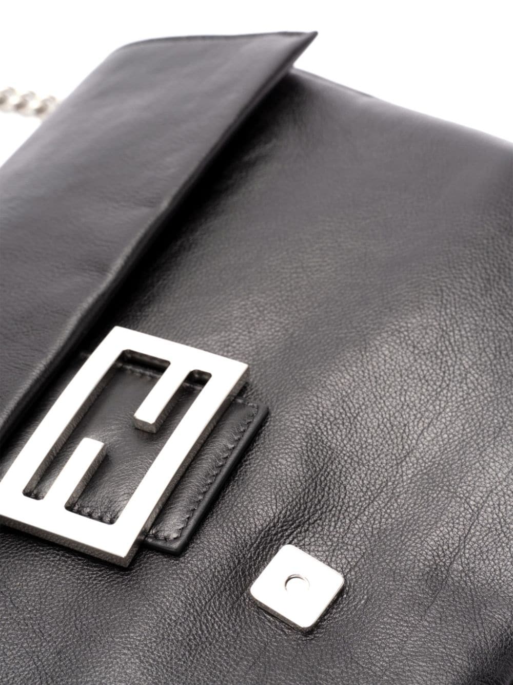 Fendi フェンディバゲット大きな革のショルダーバッグ - Image 1