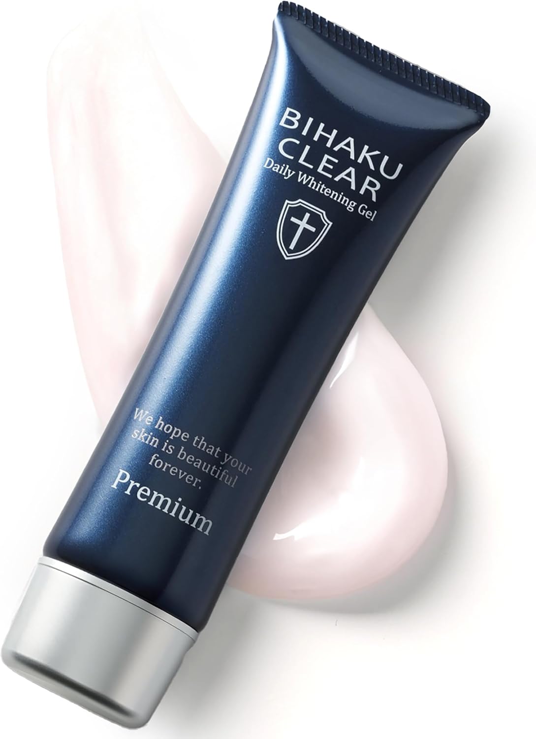 Bihaku Clear Premium Whitening Cream All-in-One Gel Stain Hyaluronic Acid Safe Healthy Life 50g/Bottle