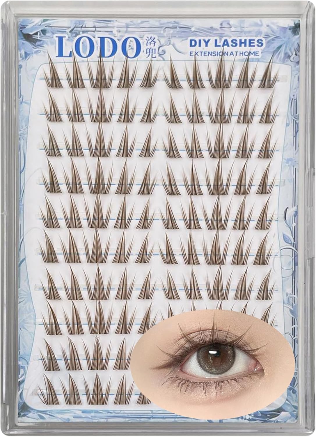 MAEXUS Part False Eyelashes, No Glue, 100 Bundles, Large Capacity, No Glue, No Glue, 3D False Eyelashes, No Glue, No Glue, 1 Second Eyelashes, Beginner, 3D False Eyelashes, Cute, Natural Bundle