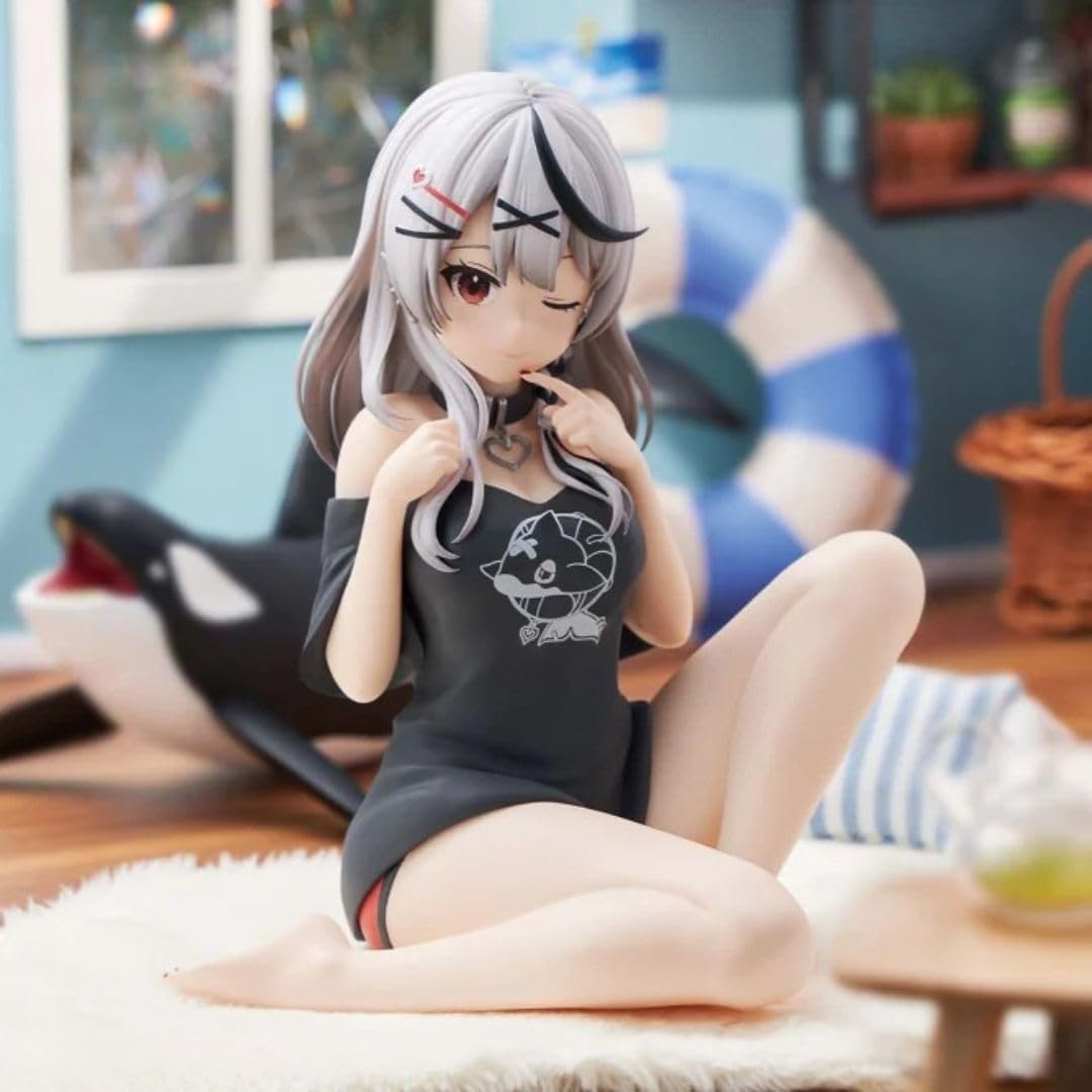 Holo 'Live #holo' Live IF -Relax Time - Sha Hanasha Kuroe Official Figure Goods Collection Approx. 4.7 inches (12 cm)