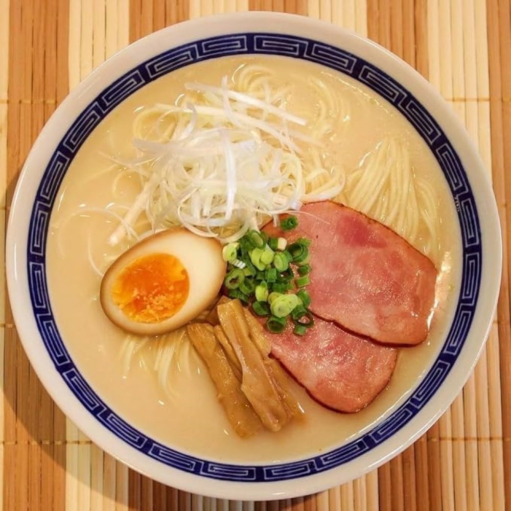 Kagoshima Tonkotsu Ramen (6 Servings), Local Pork Bone Trial Set (Dried Noodles, Soup, Order, Gourmet, Gift, Gift, Prize, Emergency Food, Preserved Food, Instant Ramen Noodle)