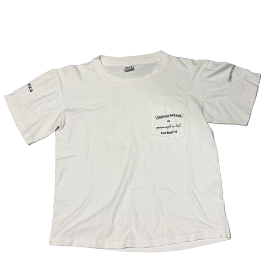 CHROME HEARTS VINTAGE MAXFIELD LOS ANGELES EXCLUSIVE WHITE TEE