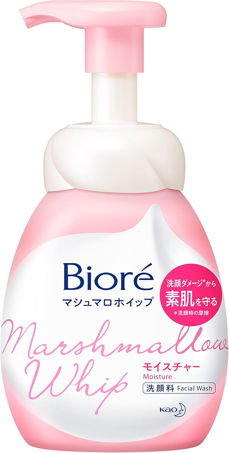 Bioré (Foaming Face Wash) Marshmallow Whip Moisture, Main Unit, 5.1 fl oz (150 ml)