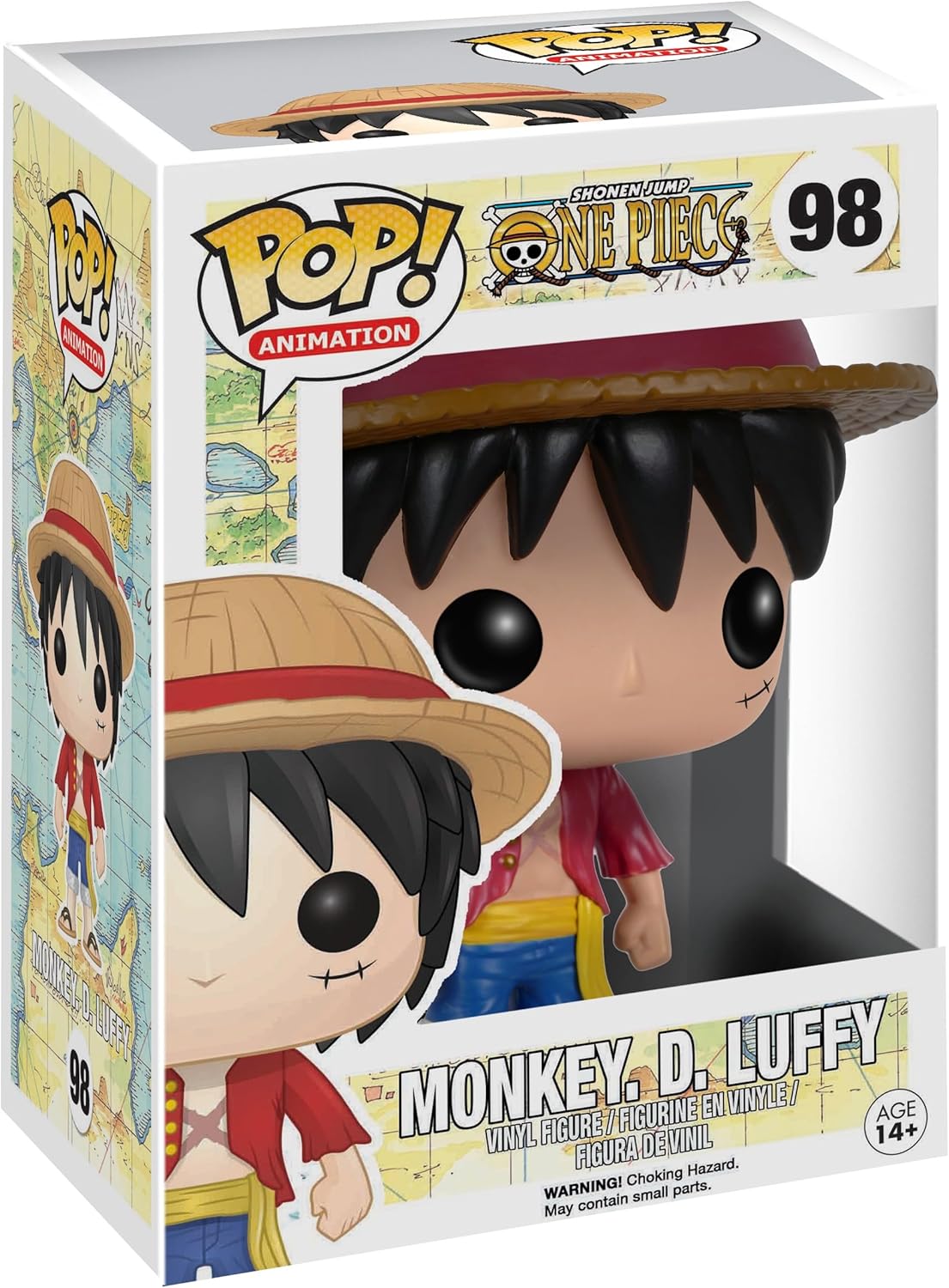 [FUNKO(ファンコ)フィギュア] Funko Pop! Animation: One Piece - Monkey D. Luffy <ワンピース>